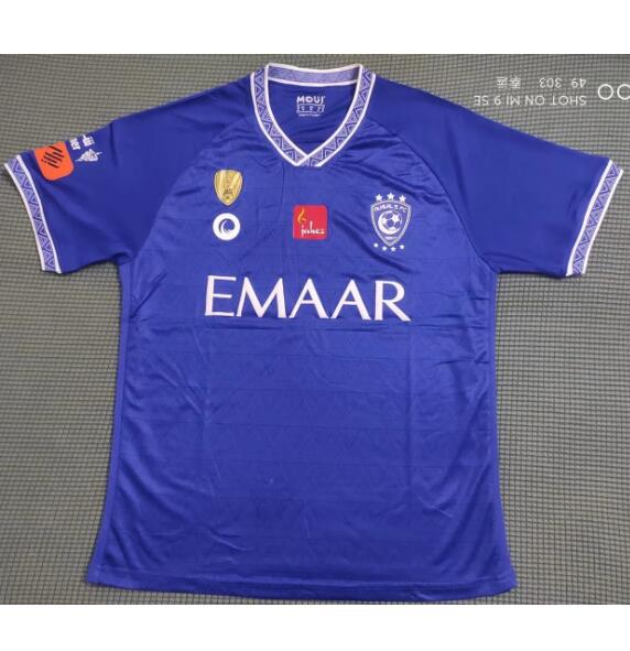 2021/22 Al Hilal SFC Home Blue Soccer Jersey Shirt